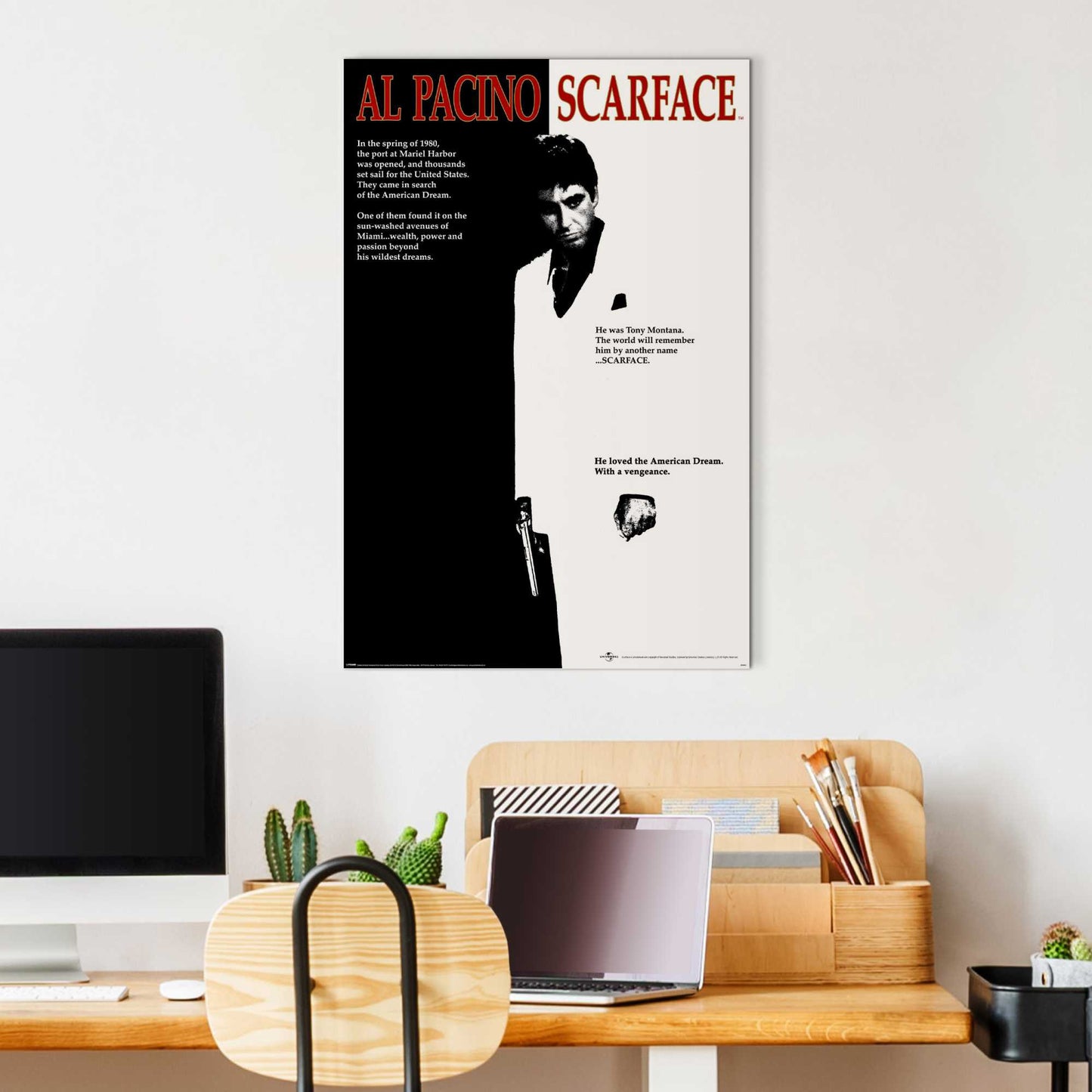 Wall Art Panel Scarface - onesheet 90x60