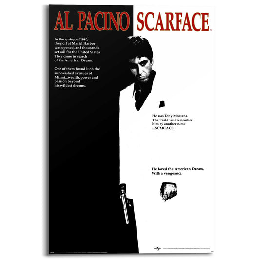 Wall Art Panel Scarface - onesheet 90x60
