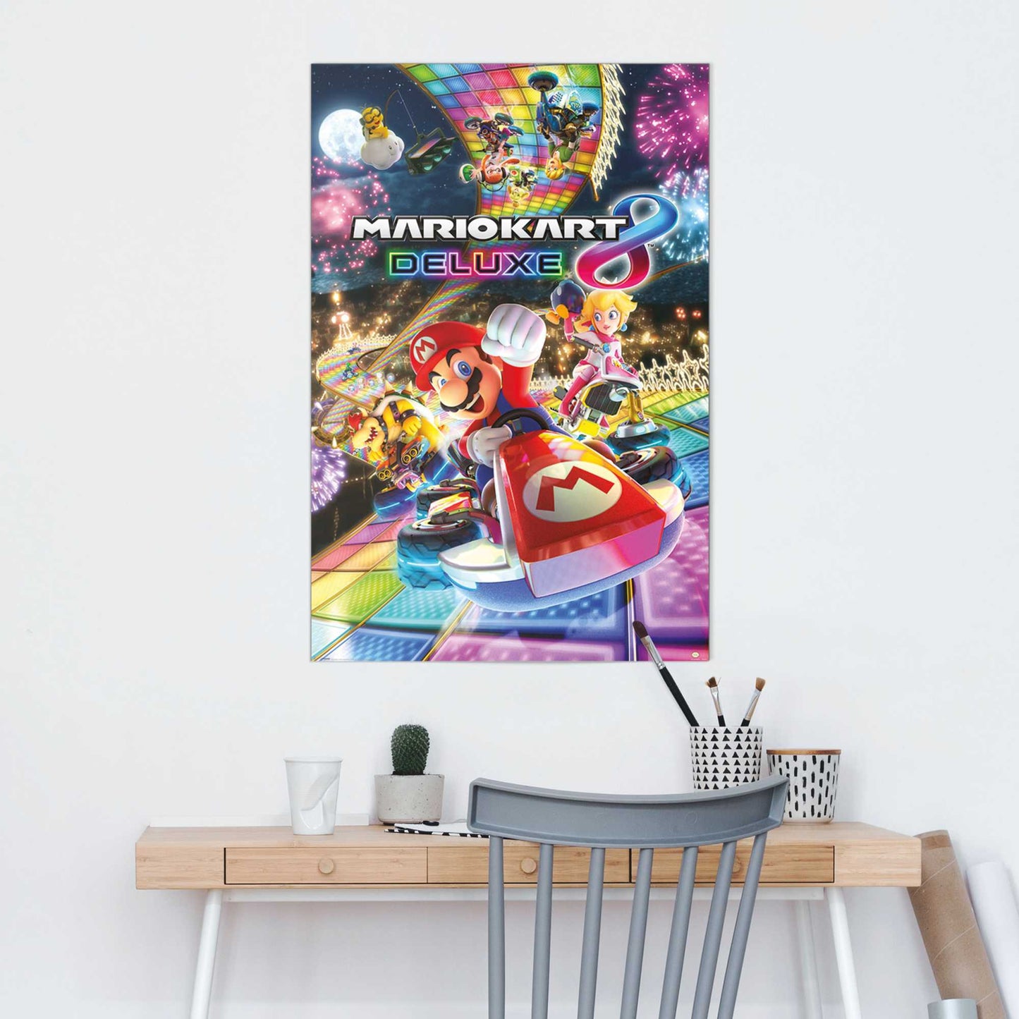 Wall Art Panel Mario Kart 8 - deluxe 90x60