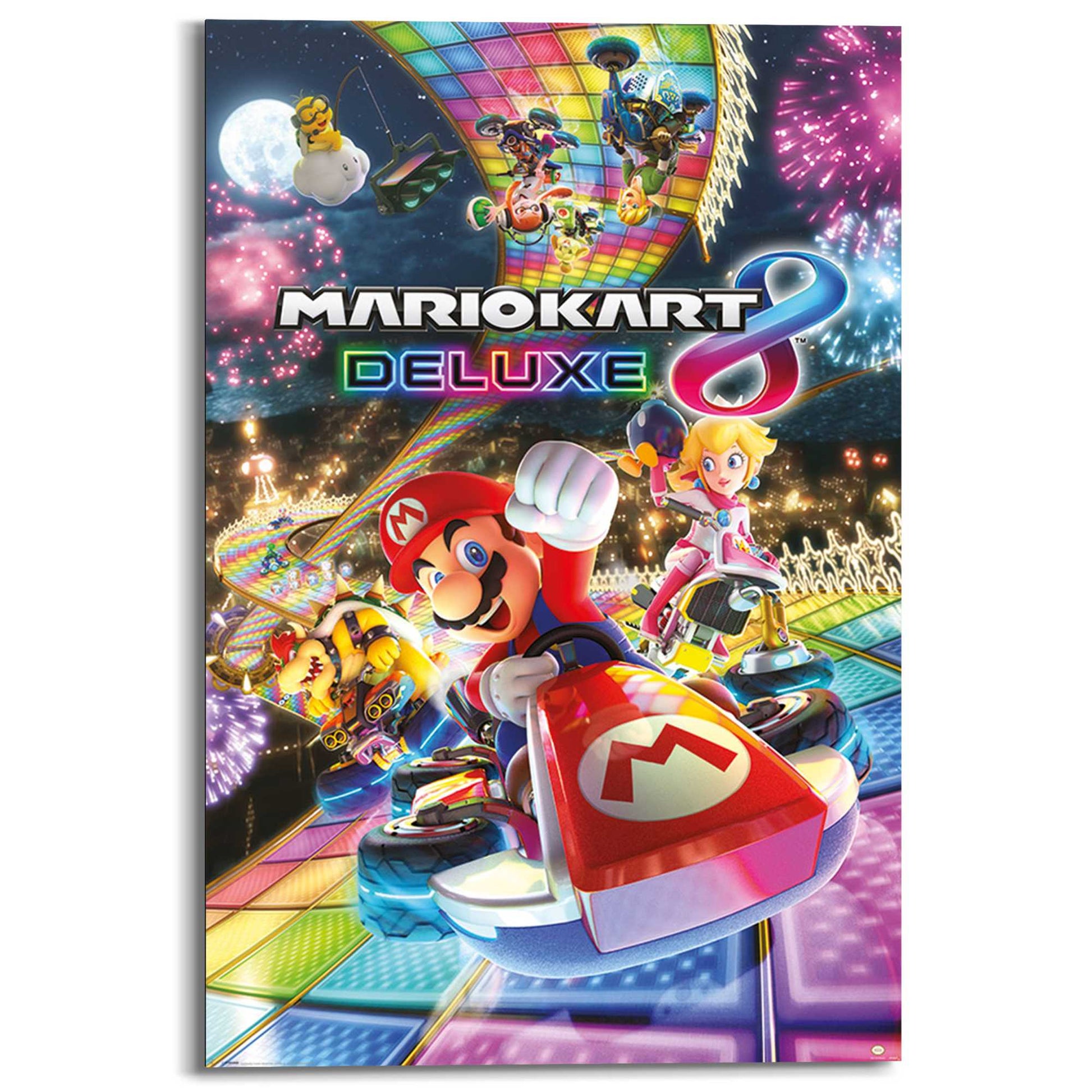 Wall Art Panel Mario Kart 8 - deluxe 90x60