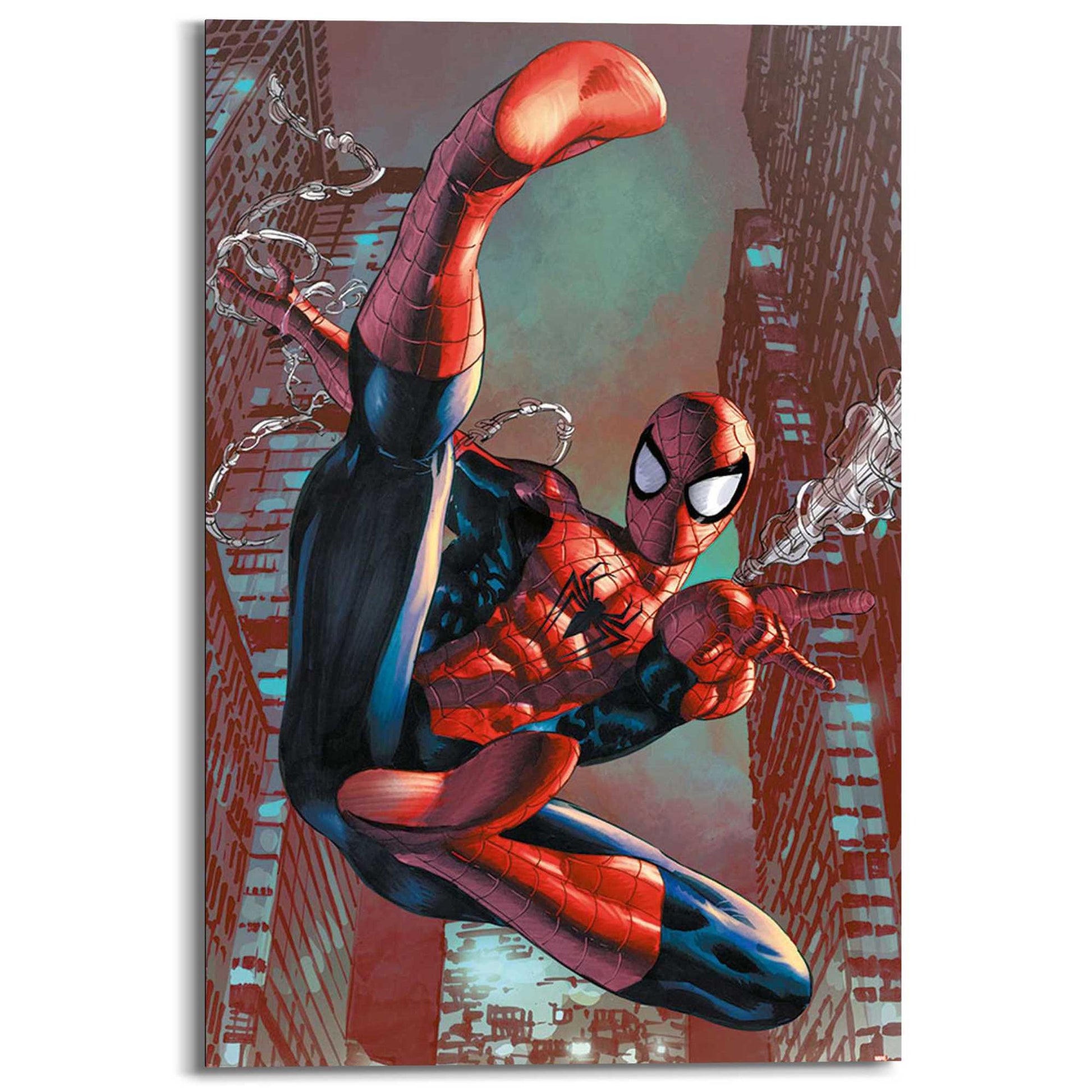 Wall Art Panel Spider-Man - web sling 90x60