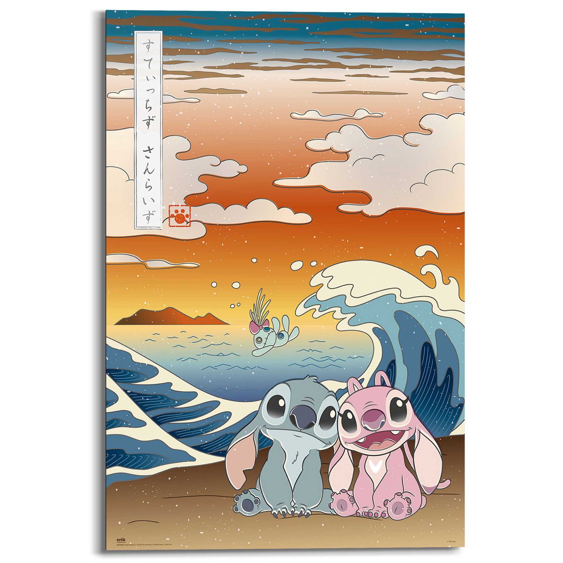 Wall Art Panel Disney Stitch - Japan 90x60