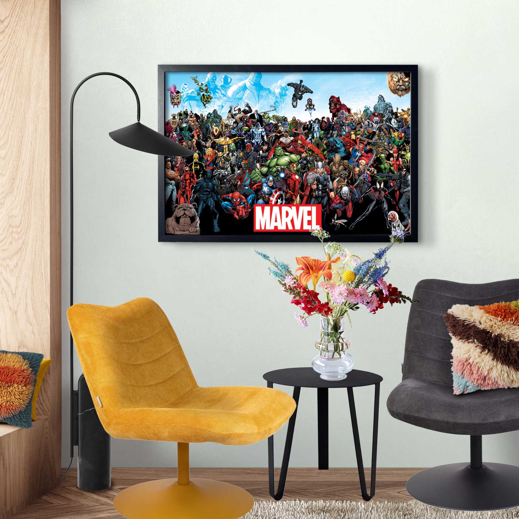 Framed Poster Marvel - universe 64,5x95 – Orangewallz