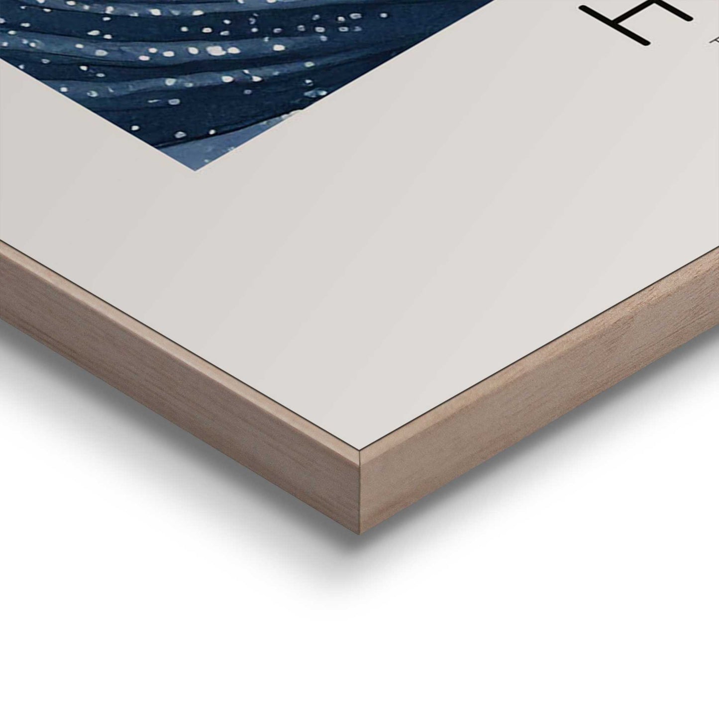 Framed Poster Waves, Peaks & Blossoms 70x50