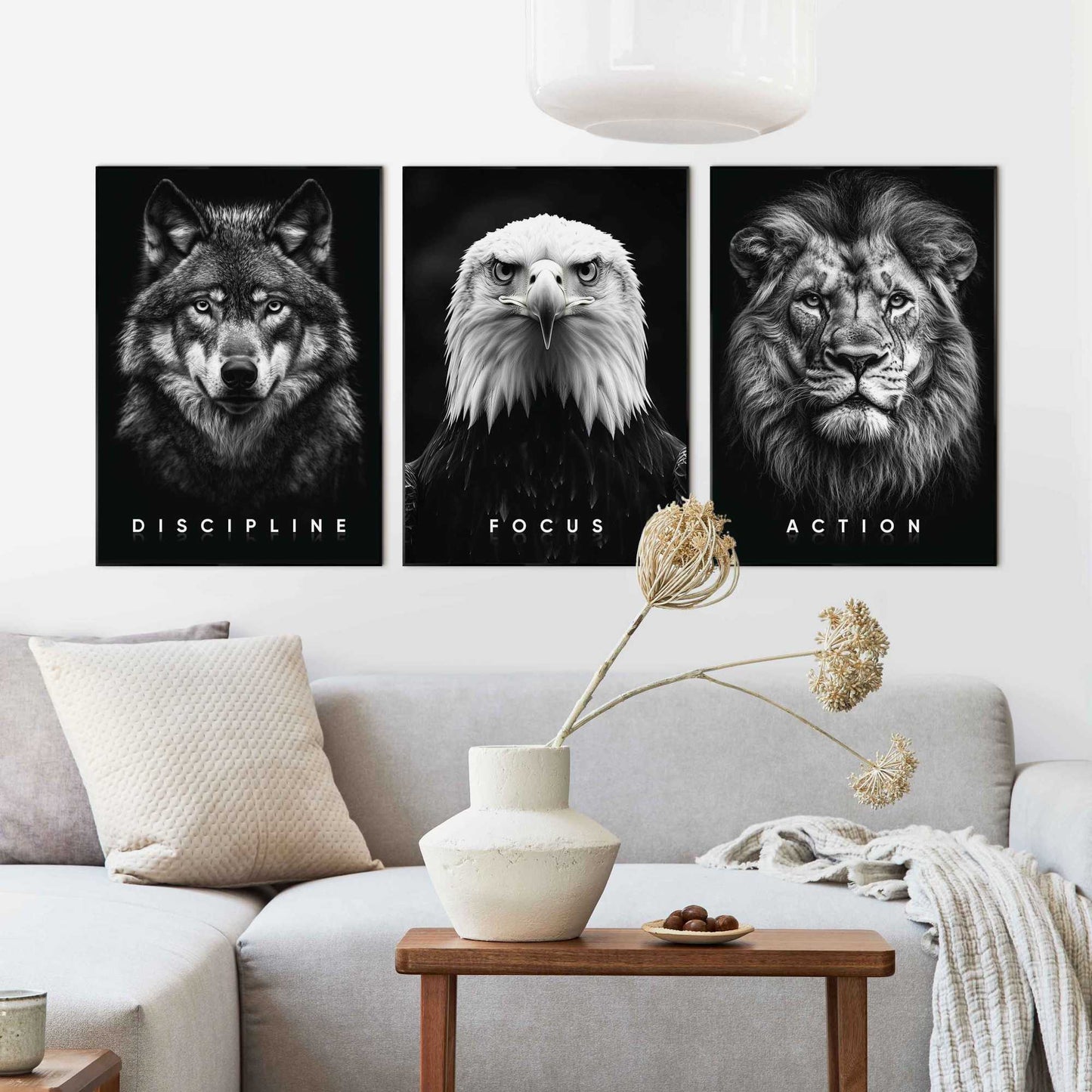 Framed Poster Power Trio 70x50