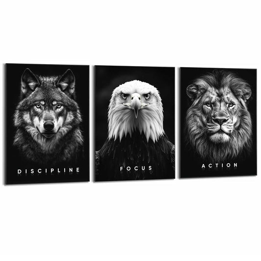 Framed Poster Power Trio 70x50