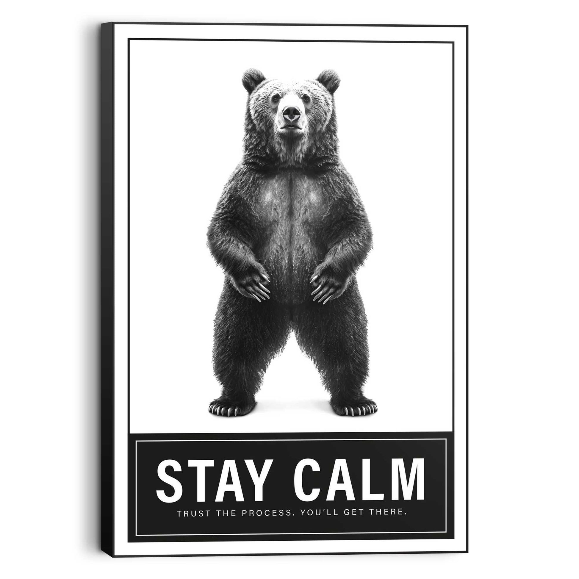 Wall Art Panel Stay Calm 90x60