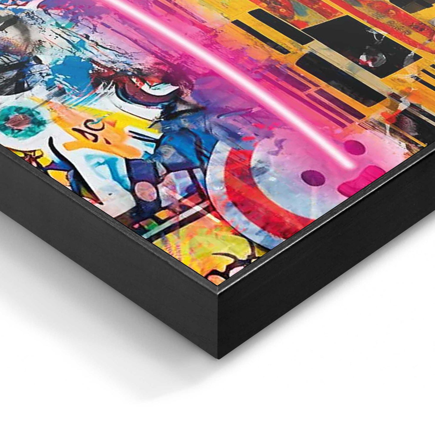 Wall Art Panel Graffiti Kiss 90x60
