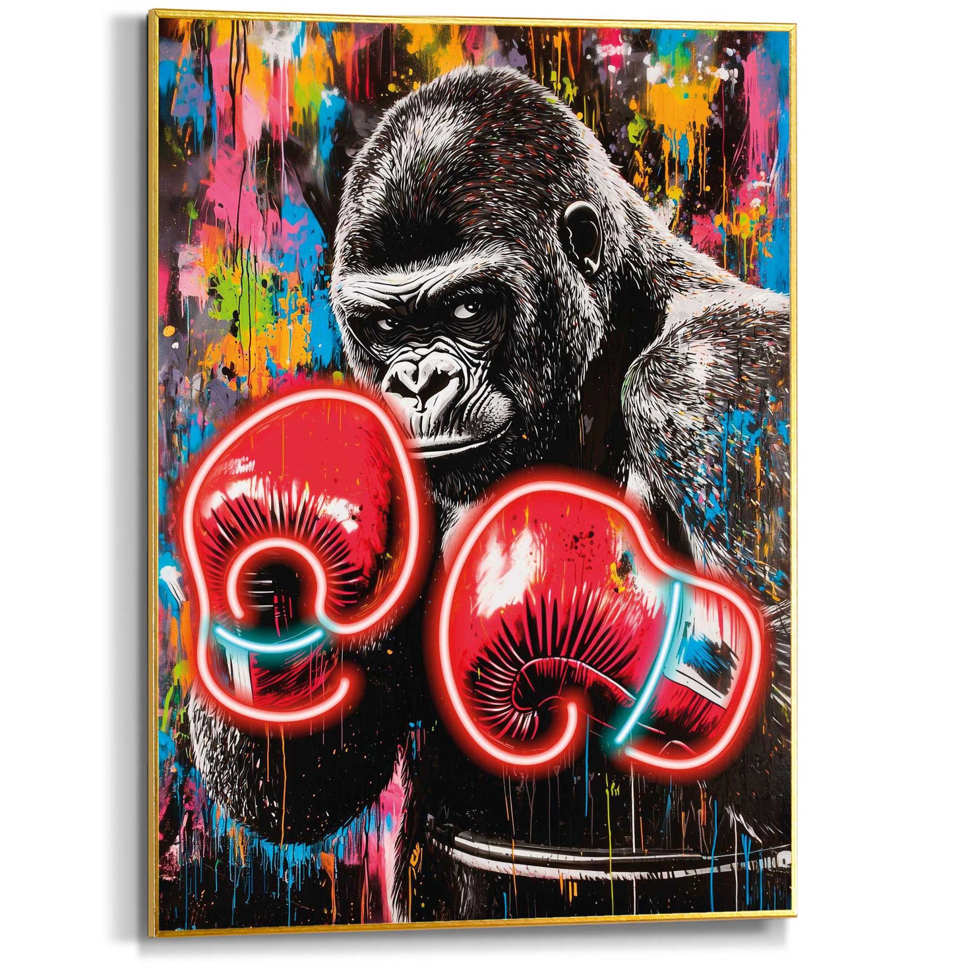 Framed Poster Gorilla Power 70x50