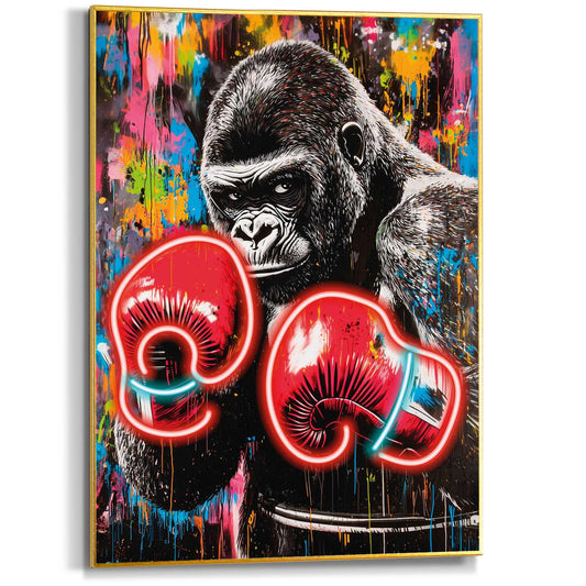 Framed Poster Gorilla Power 70x50
