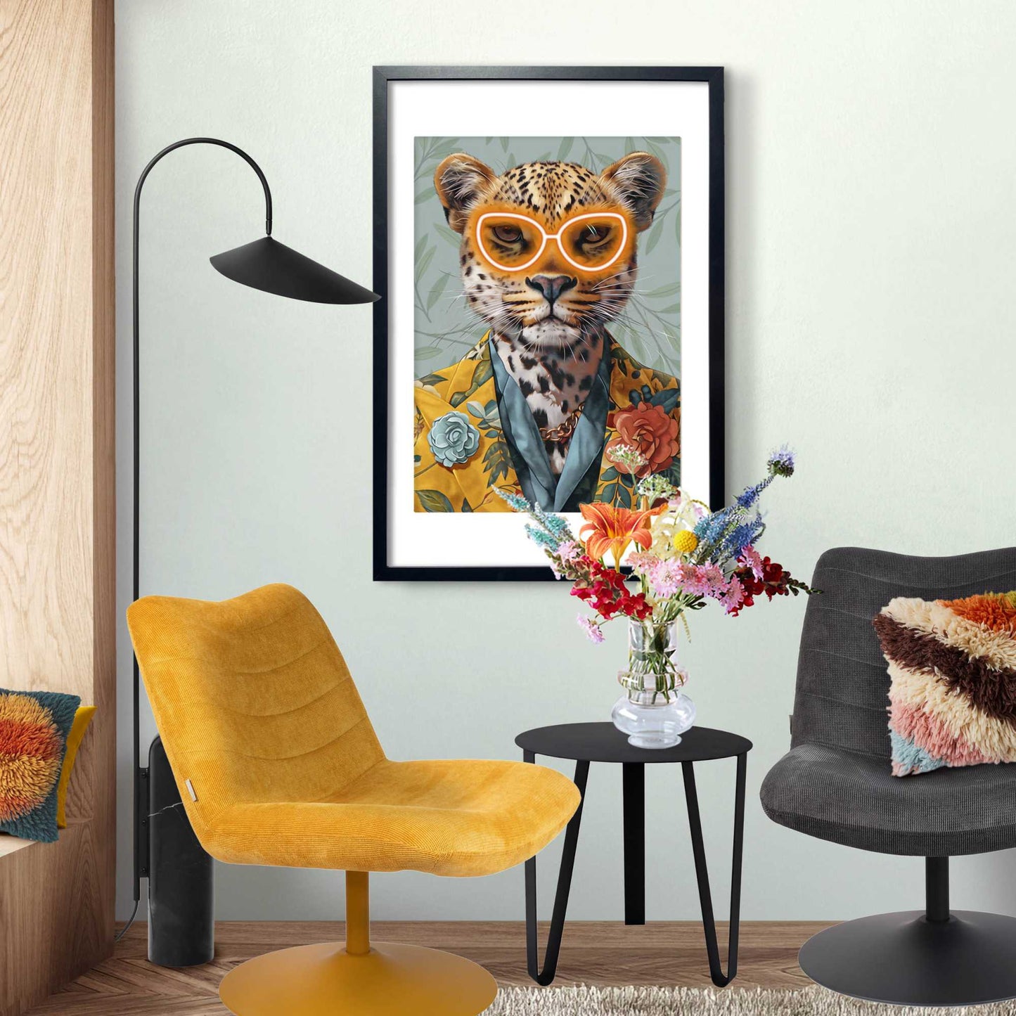 Picture Frame MDF Black 91.5x61