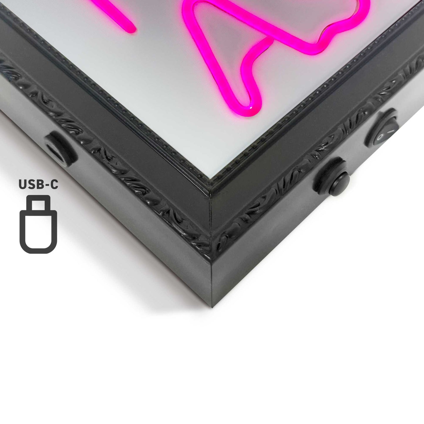 Led Wall Art Cheeky Donkey 80x60