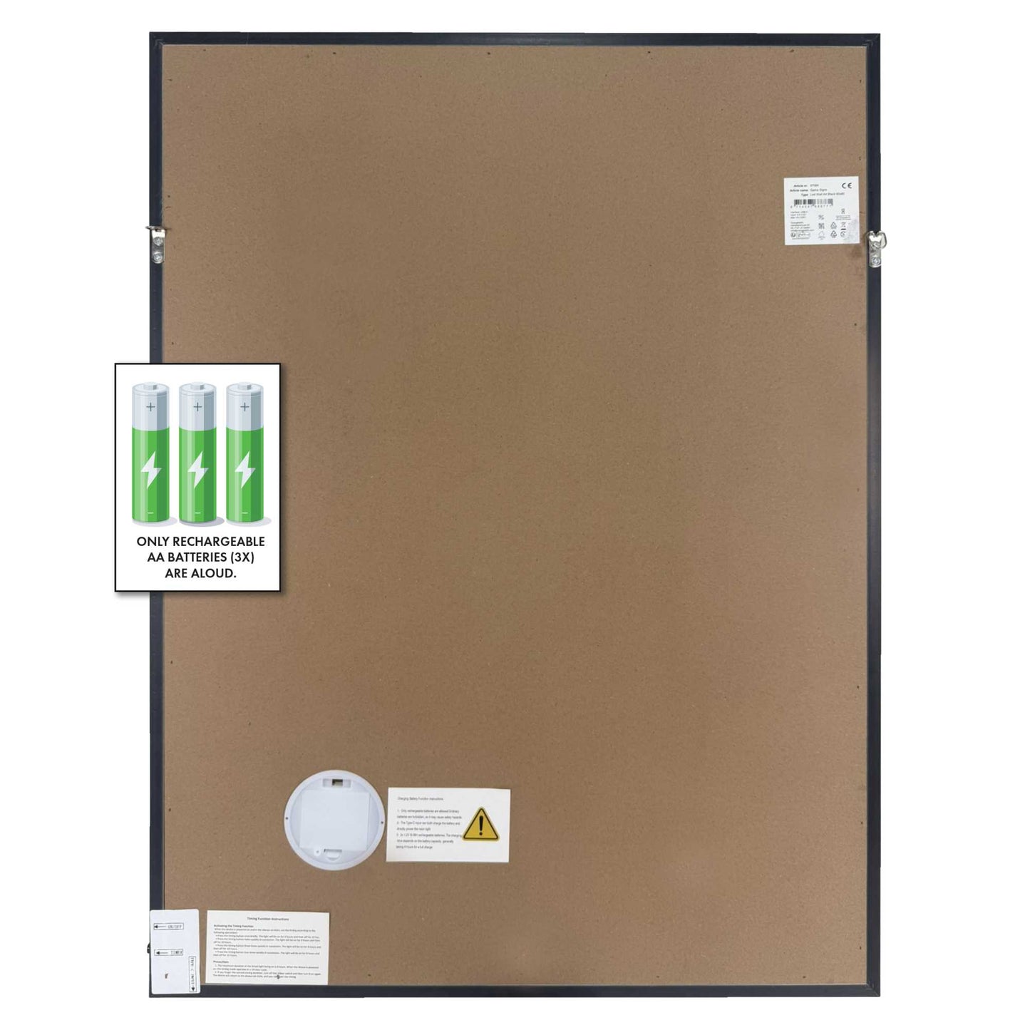 Led Wall Art Rain of Colours 80x60