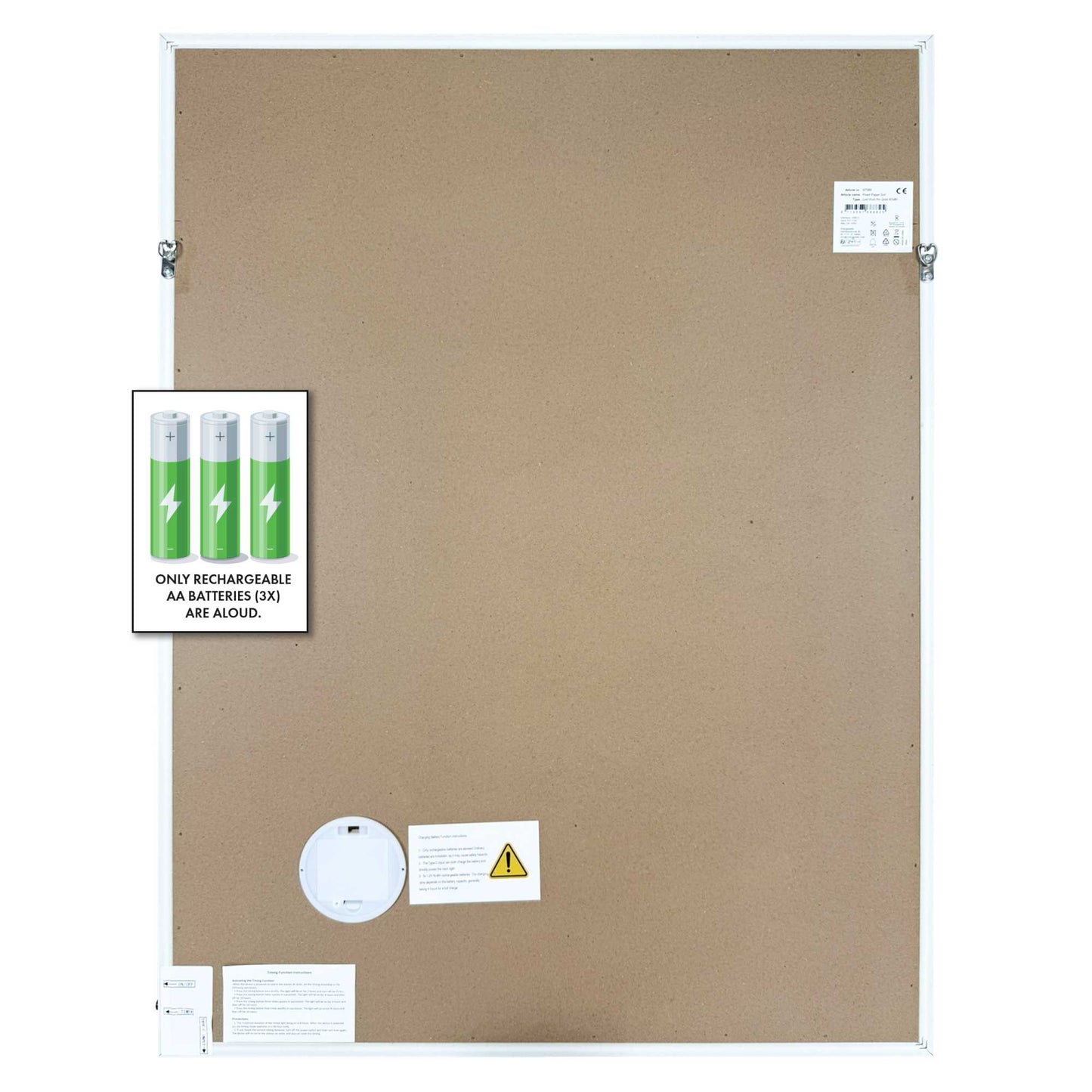 Led Wall Art Glow with Attitude 80x60