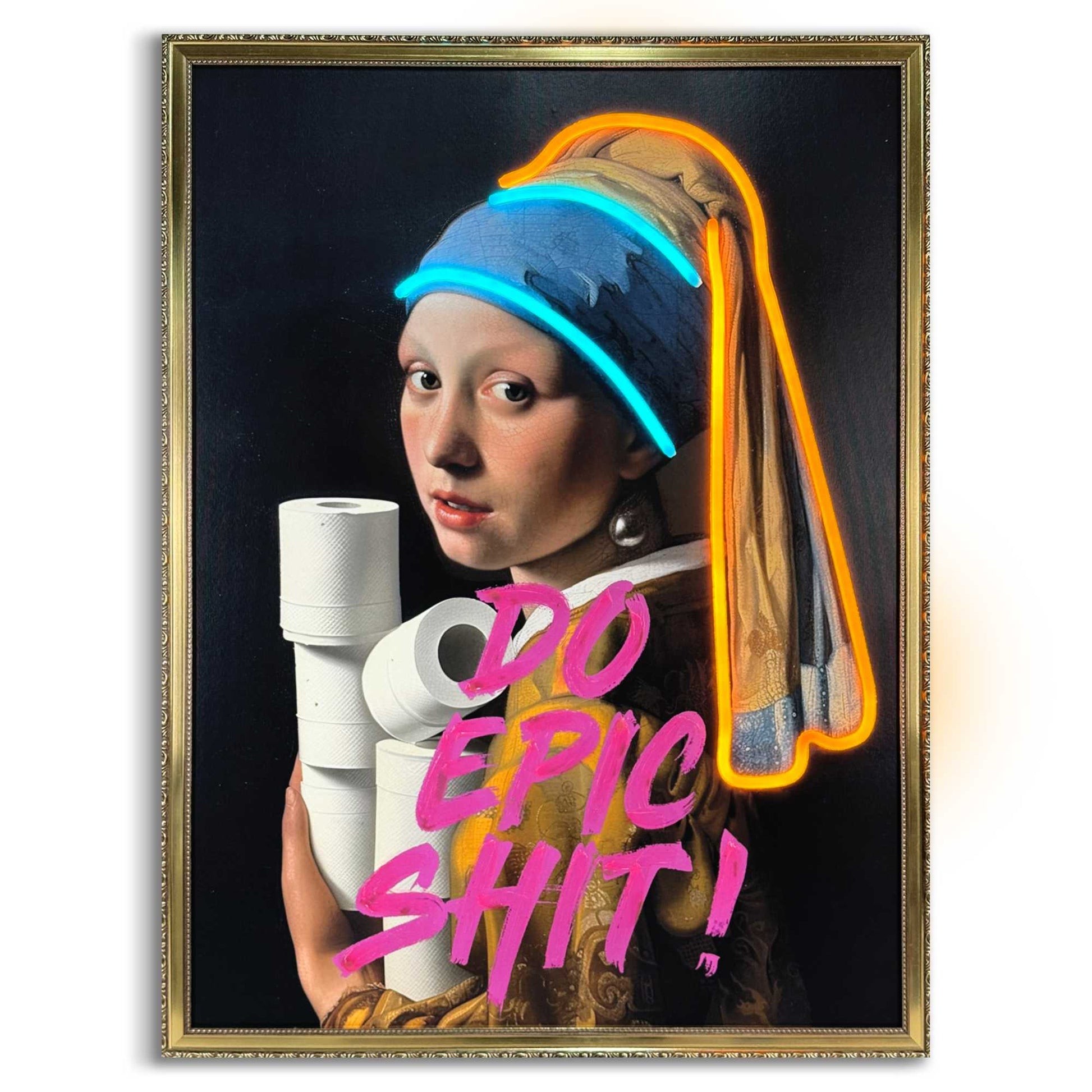 Led Wall Art Glow with Attitude 80x60