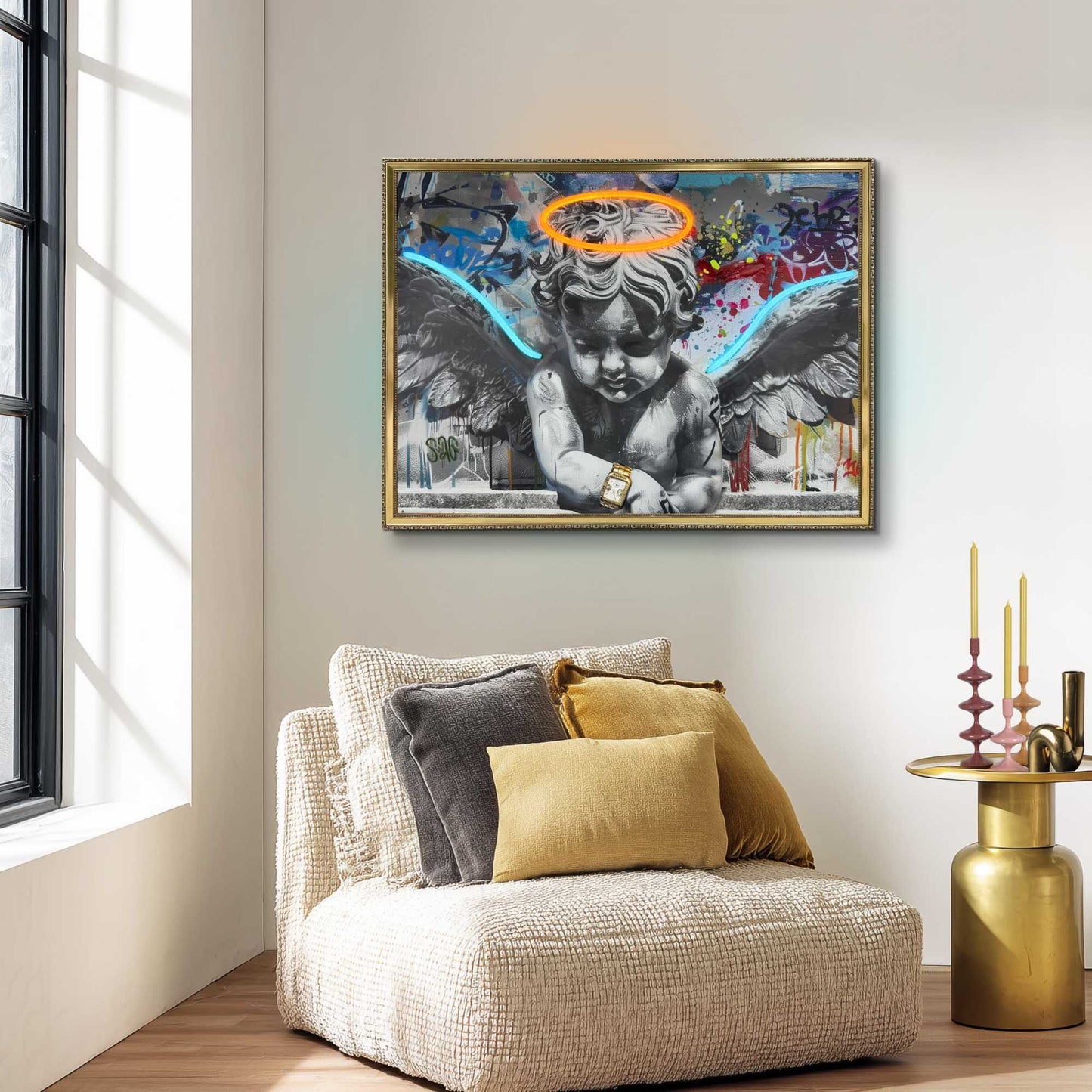 Led Wall Art Holy Glow 60x80