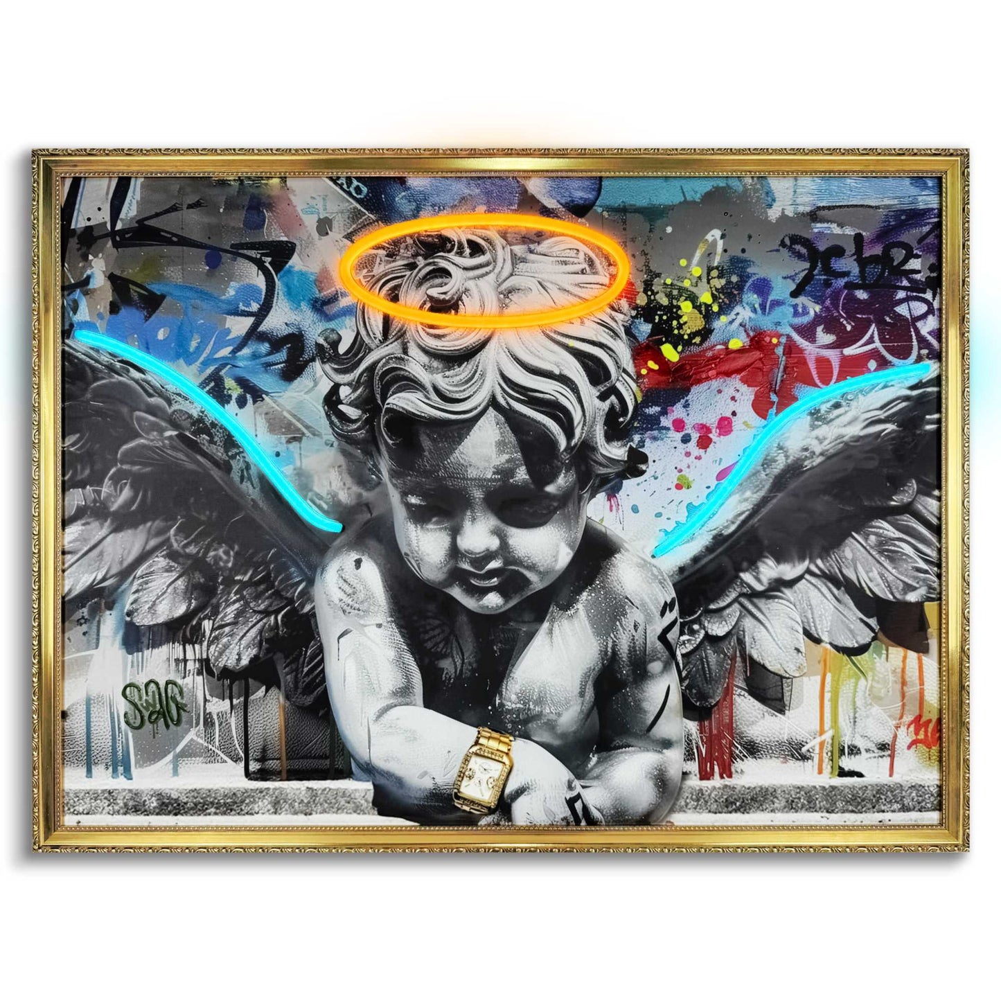 Led Wall Art Holy Glow 60x80