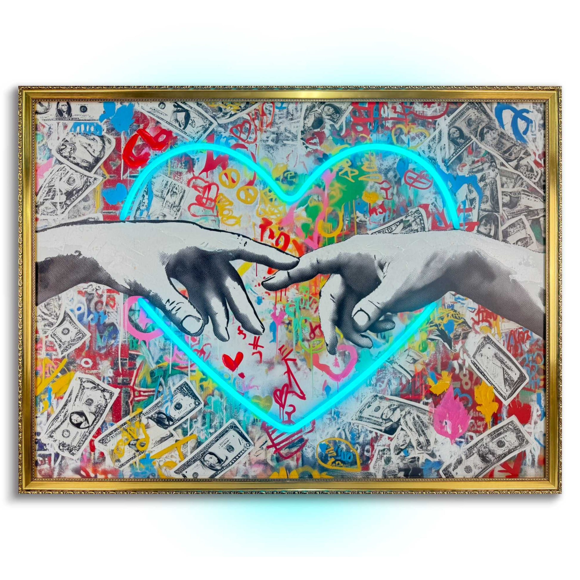 Led Wall Art Love Connects 60x80