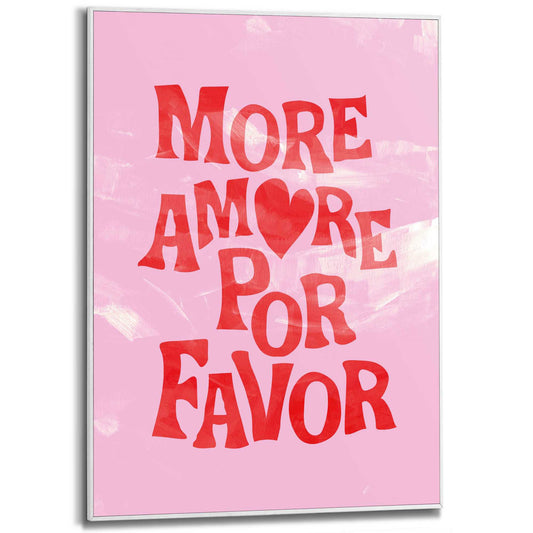 Framed Poster More amore 70x50