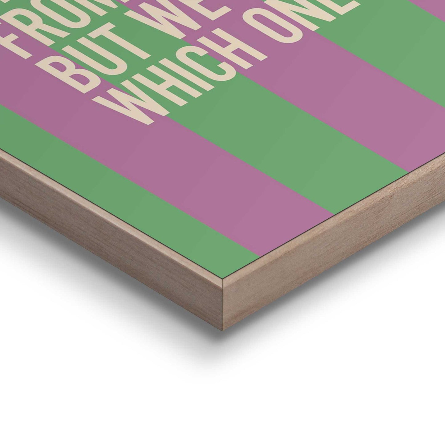 Framed Poster Feelings Are Waves 50x40