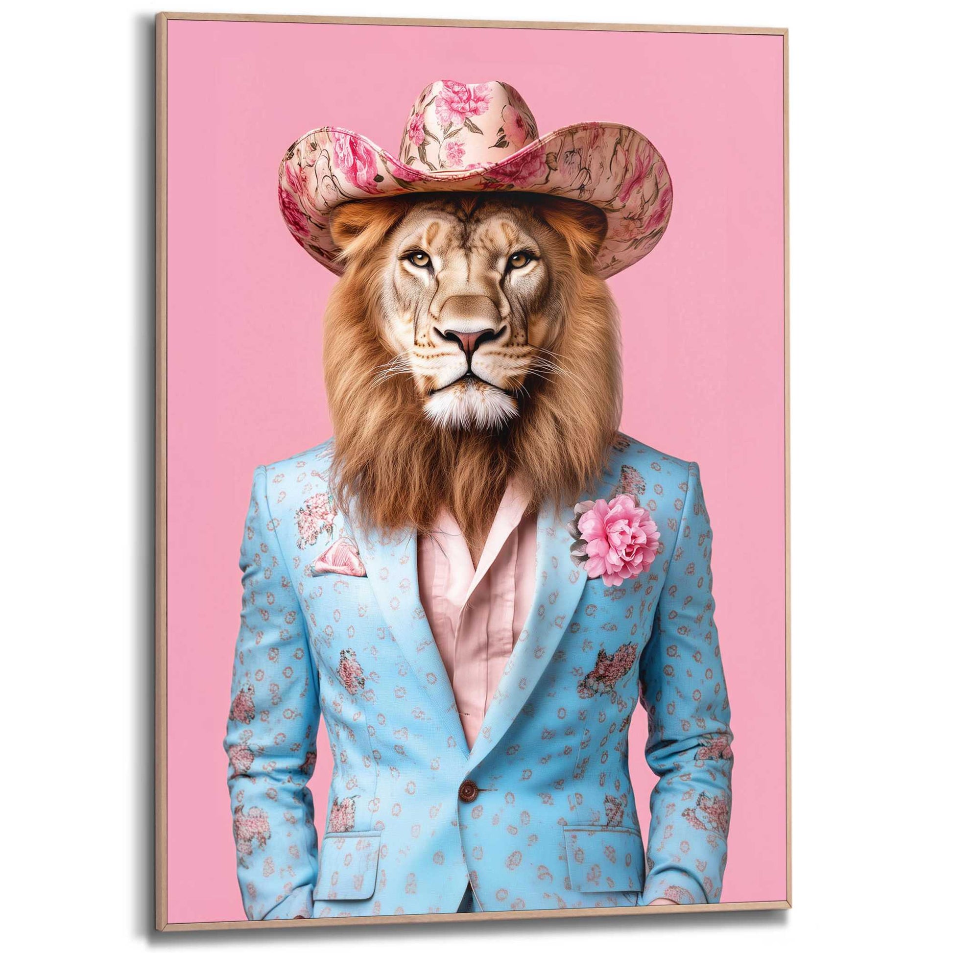 Framed Poster Savanna Chic 70x50