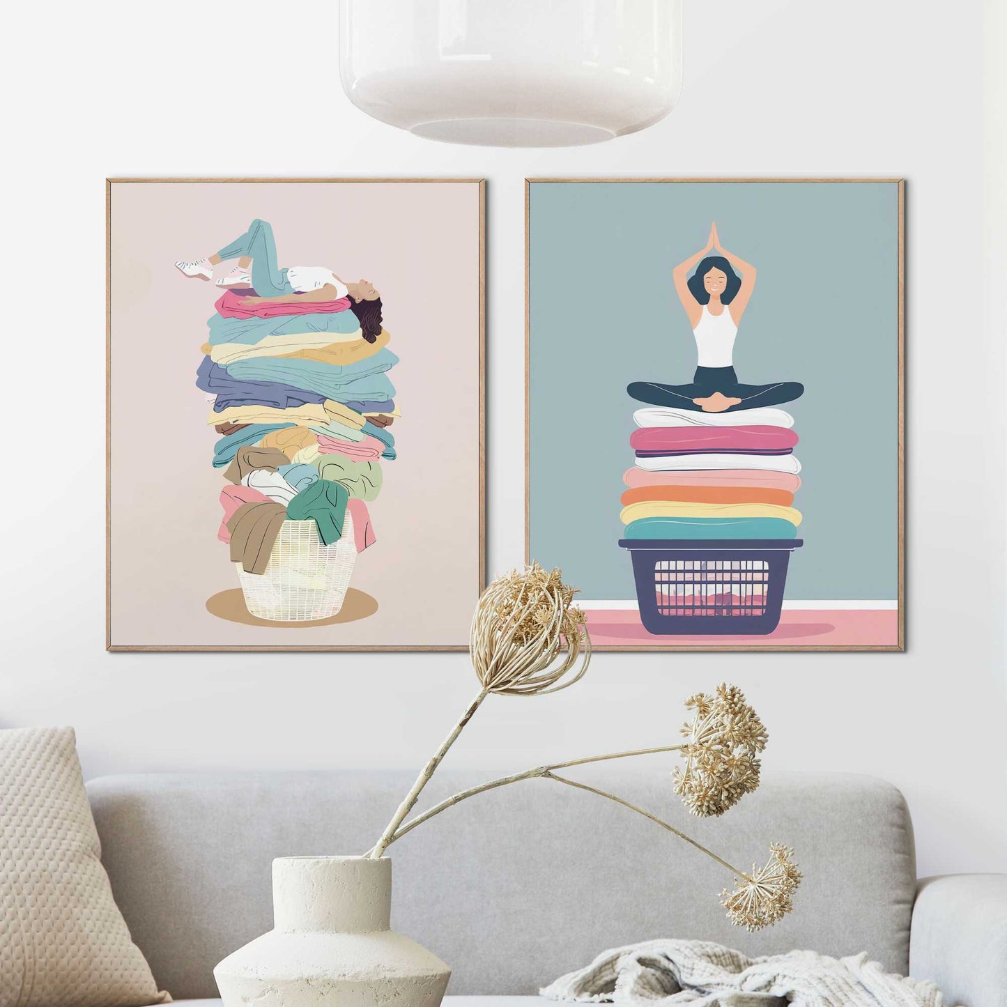 Framed Poster Laundry Set 40x50