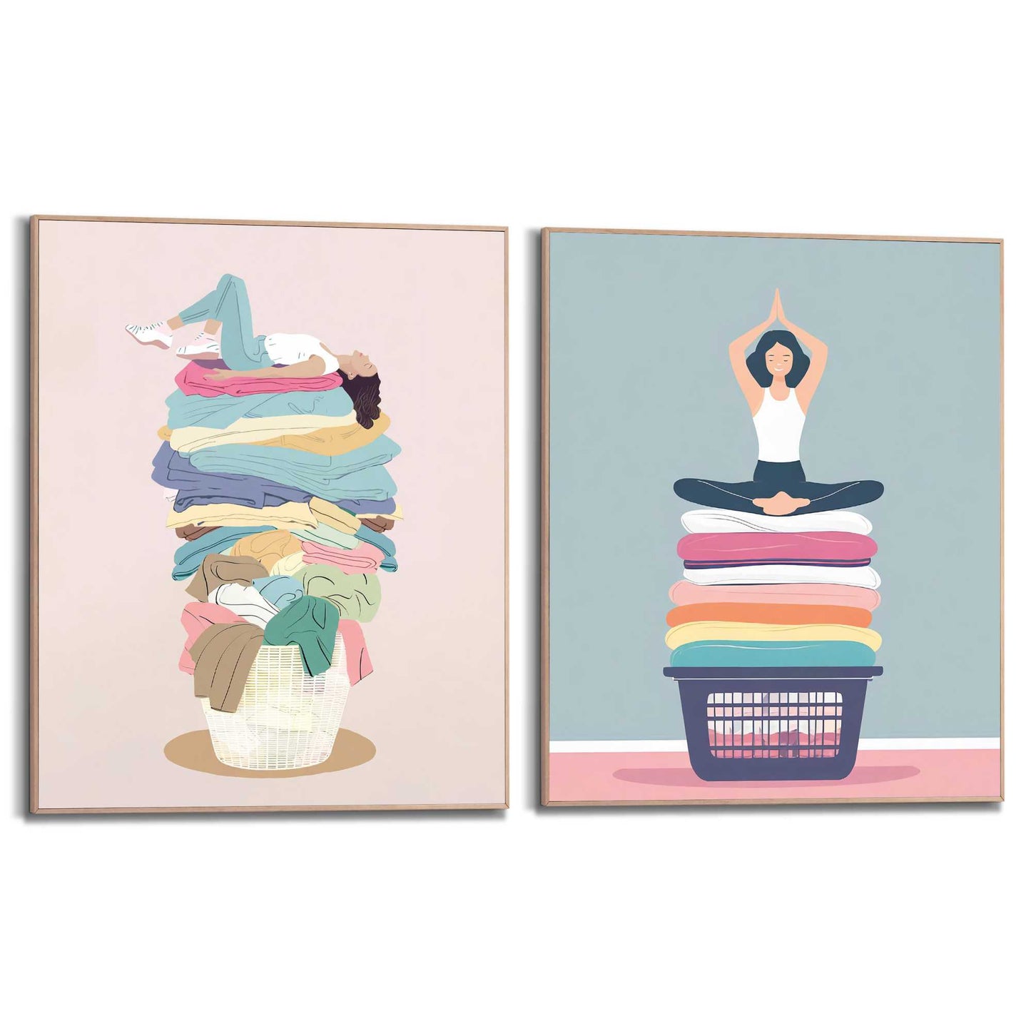 Framed Poster Laundry Set 40x50