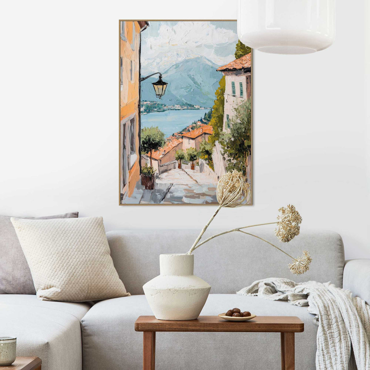 Framed Poster Bellagio View 70x50