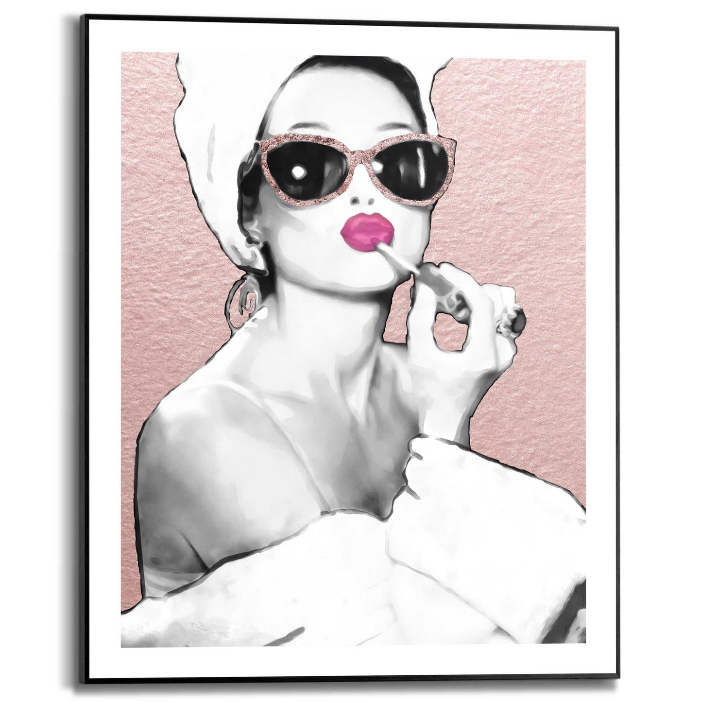 Framed Poster Make Up Girl 50x40