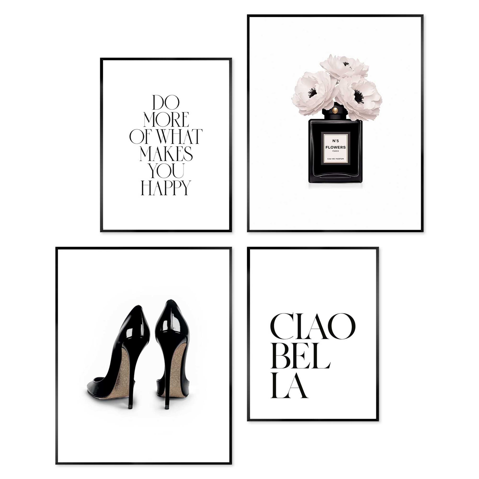 Framed Poster Beauty Mix Set 50x40