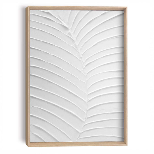 Handmade Art Macro Leaf 40x30