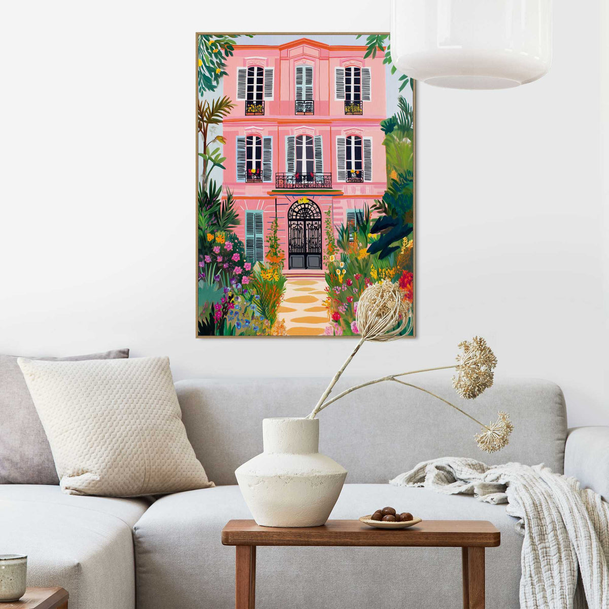 Framed Poster Havana Mansion 70x50