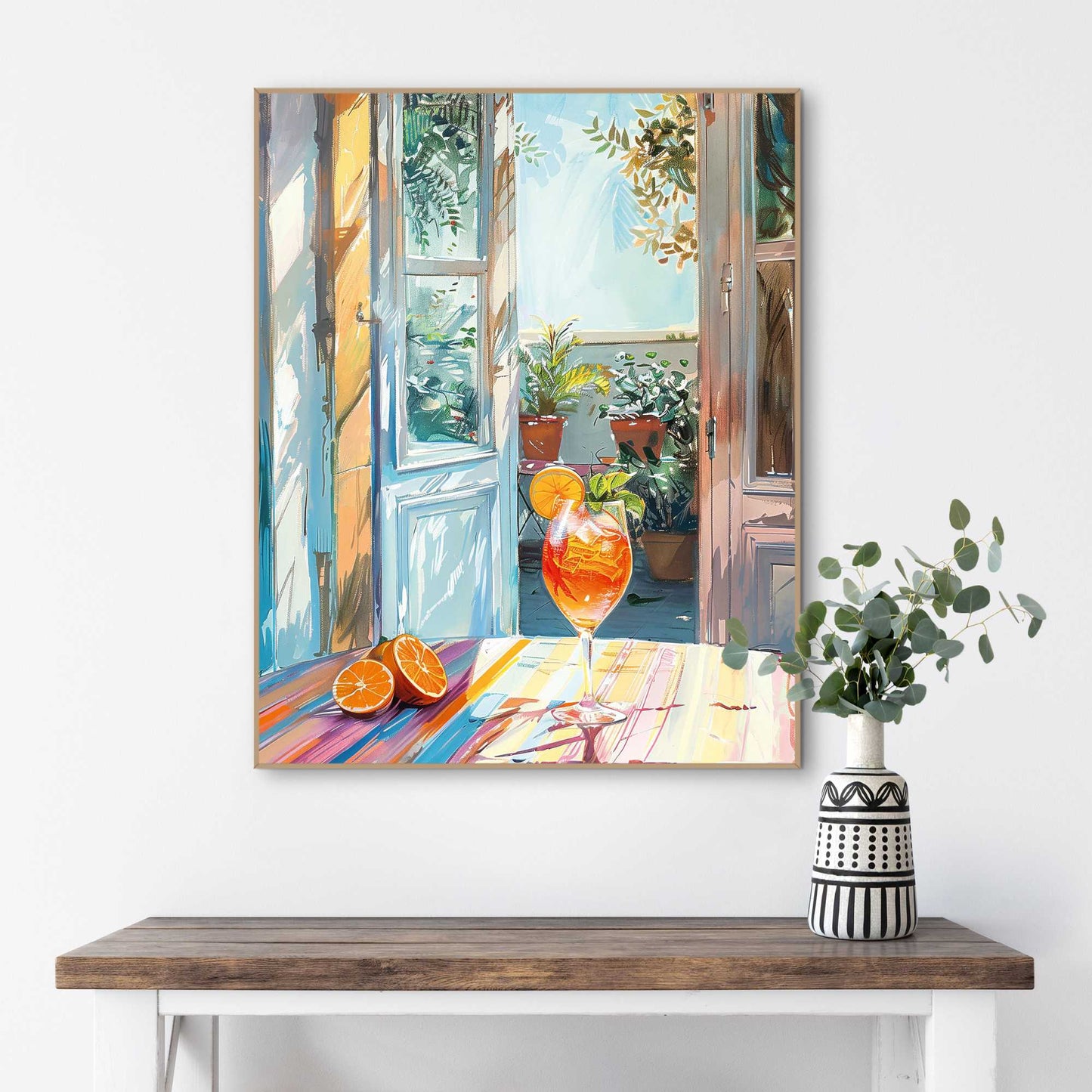 Framed Poster Summer Vibes 50x40