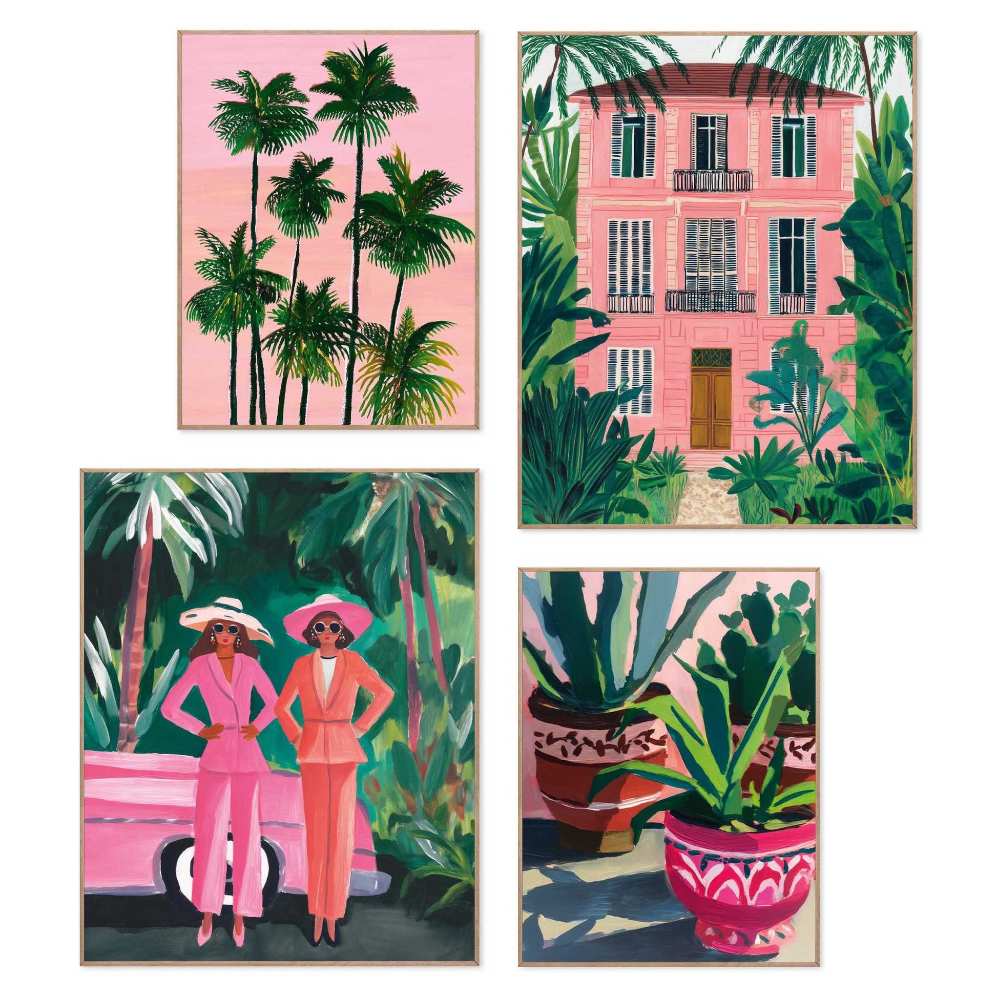 Framed Poster Cuban Set 50x40
