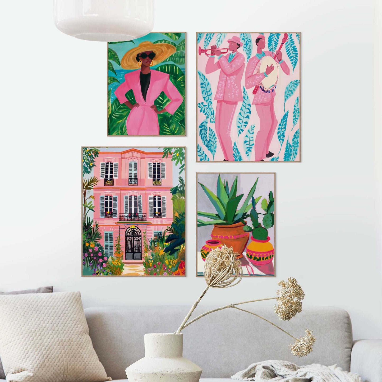 Framed Poster Cuban Feelings Set 50x40