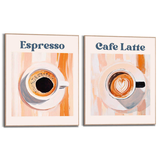 Framed Poster Coffee Love Set 40x50