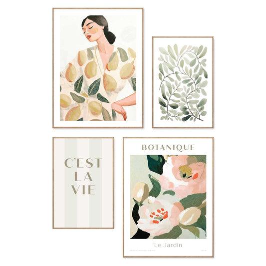 Framed Poster Spring Set 40x30