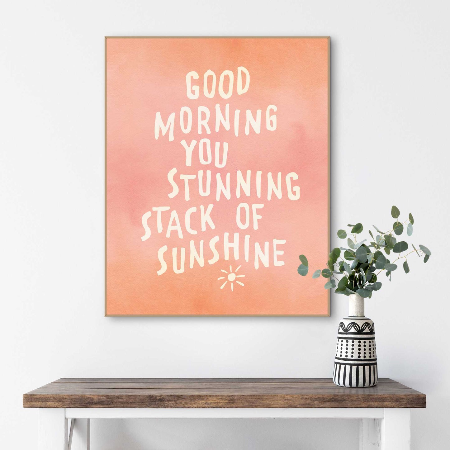 Framed Poster Stunning Sunshine 50x40