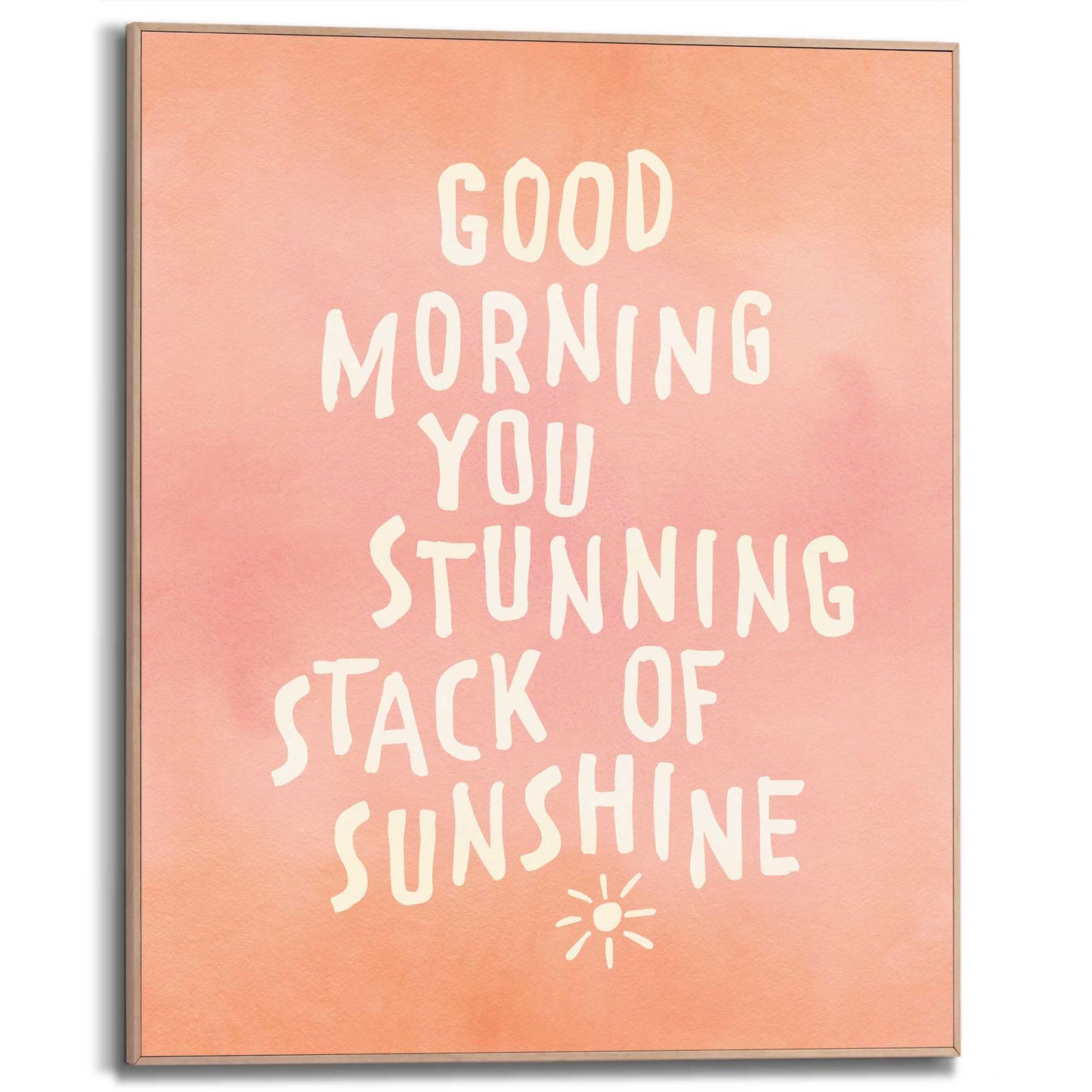 Framed Poster Stunning Sunshine 50x40