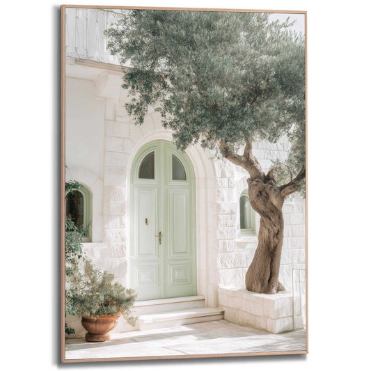 Framed Poster Mediterranean charm 70x50