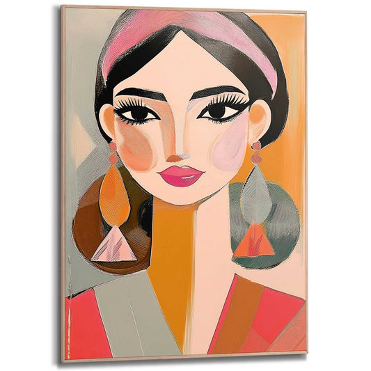 Framed Poster Retro beauty 70x50