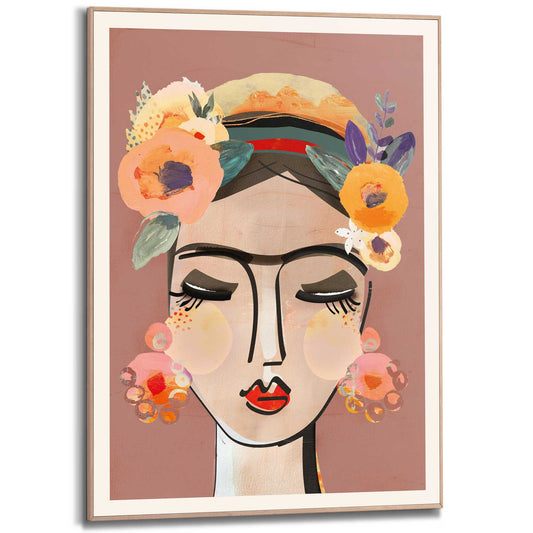 Framed Poster Blooming beauty 70x50