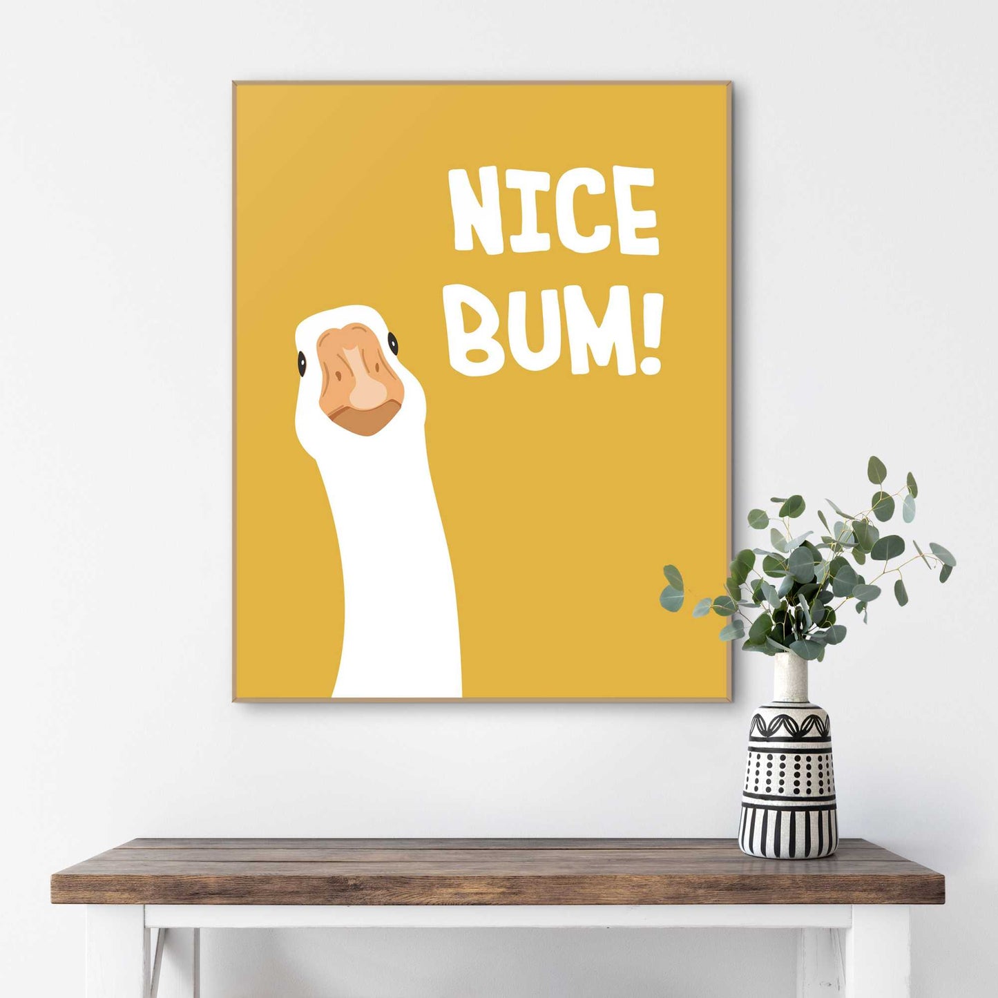 Framed Poster Nice bum 50x40