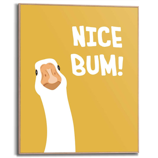 Framed Poster Nice bum 50x40