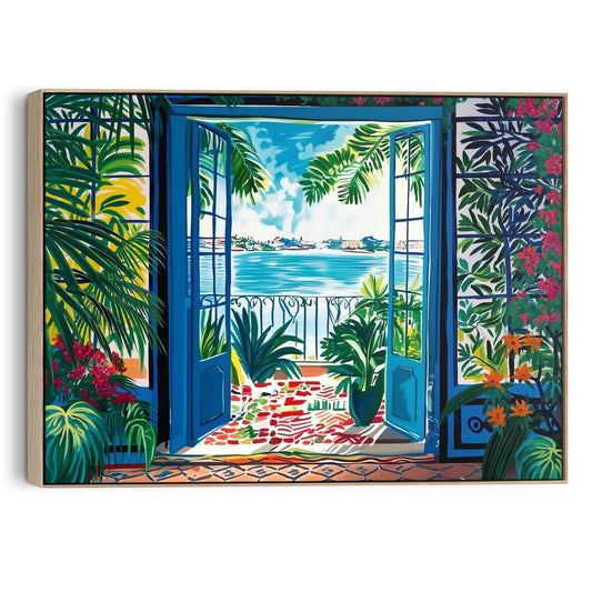 Canvas Seaview from the balcony 60x80