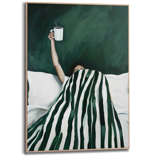 Framed Poster Coffee in bed 70x50