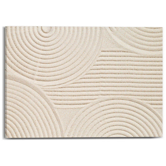 Canvas Circles in the sand 50x70