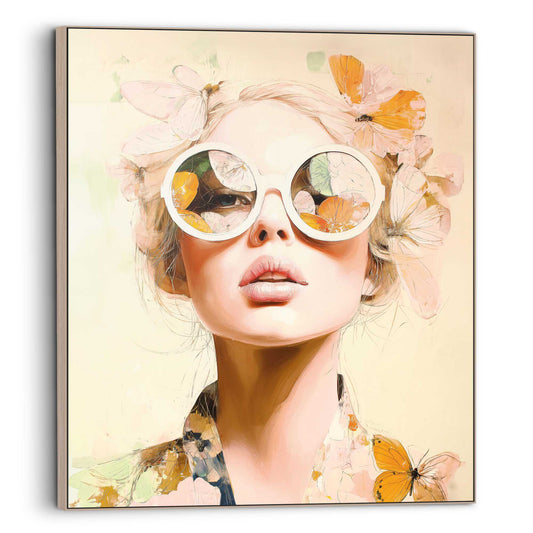 Framed Art Box Summer vibes portrait 80x67