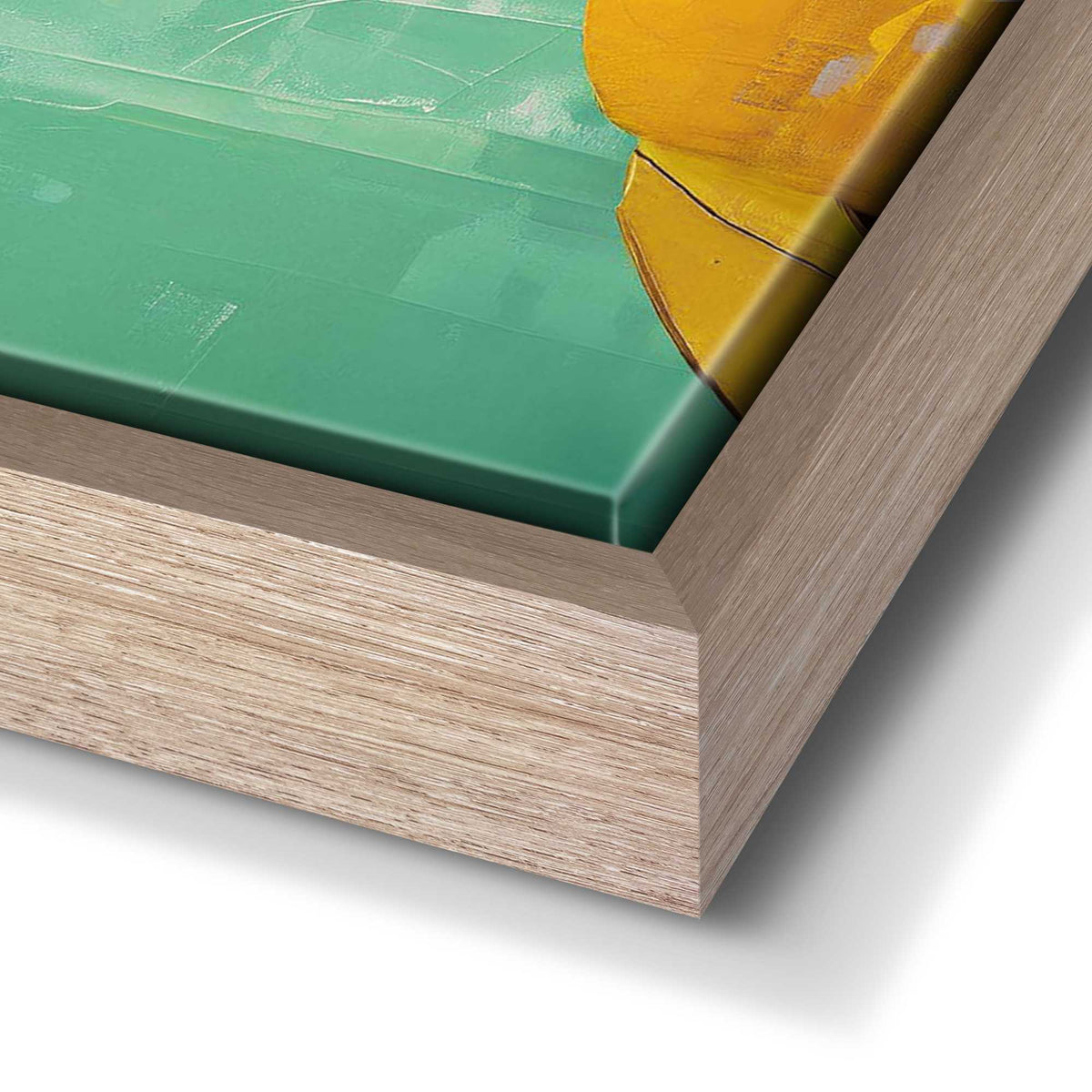 Framed Art Box Green portrait 80x67