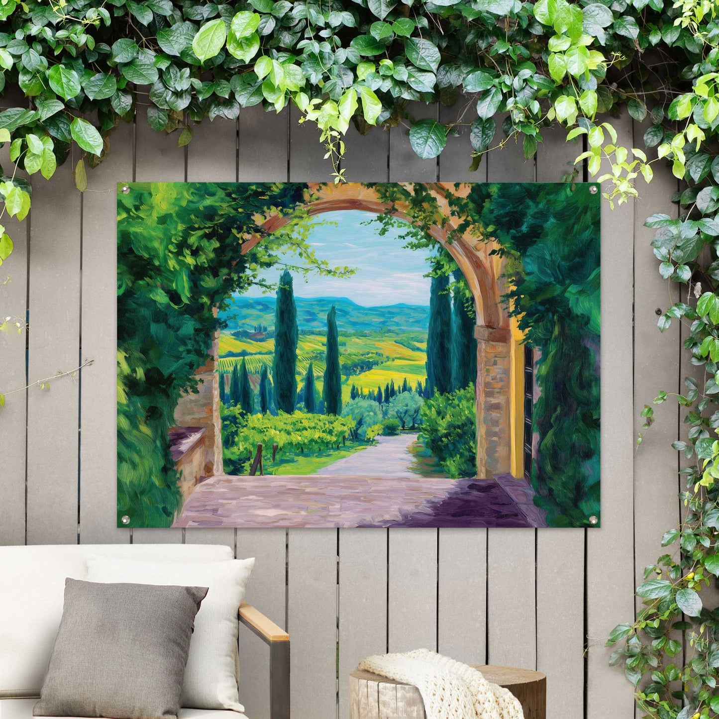 Outdoor Art Gateway to Tuscany 70x100